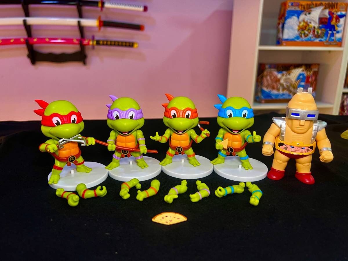 Set de Figuras Tortugas Ninja y Krang