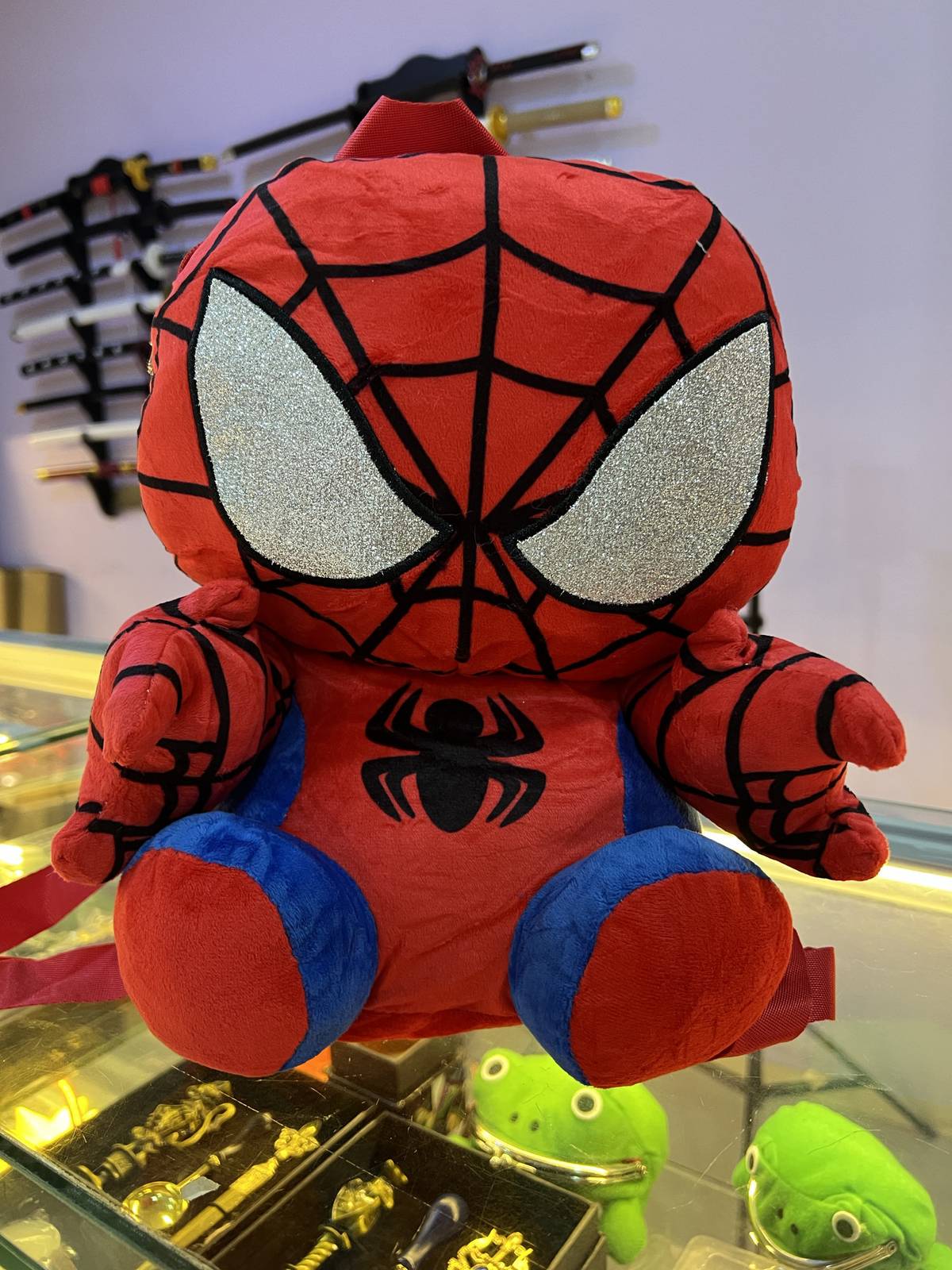 Mochila de Peluche Spider-Man - Estilo Chibi