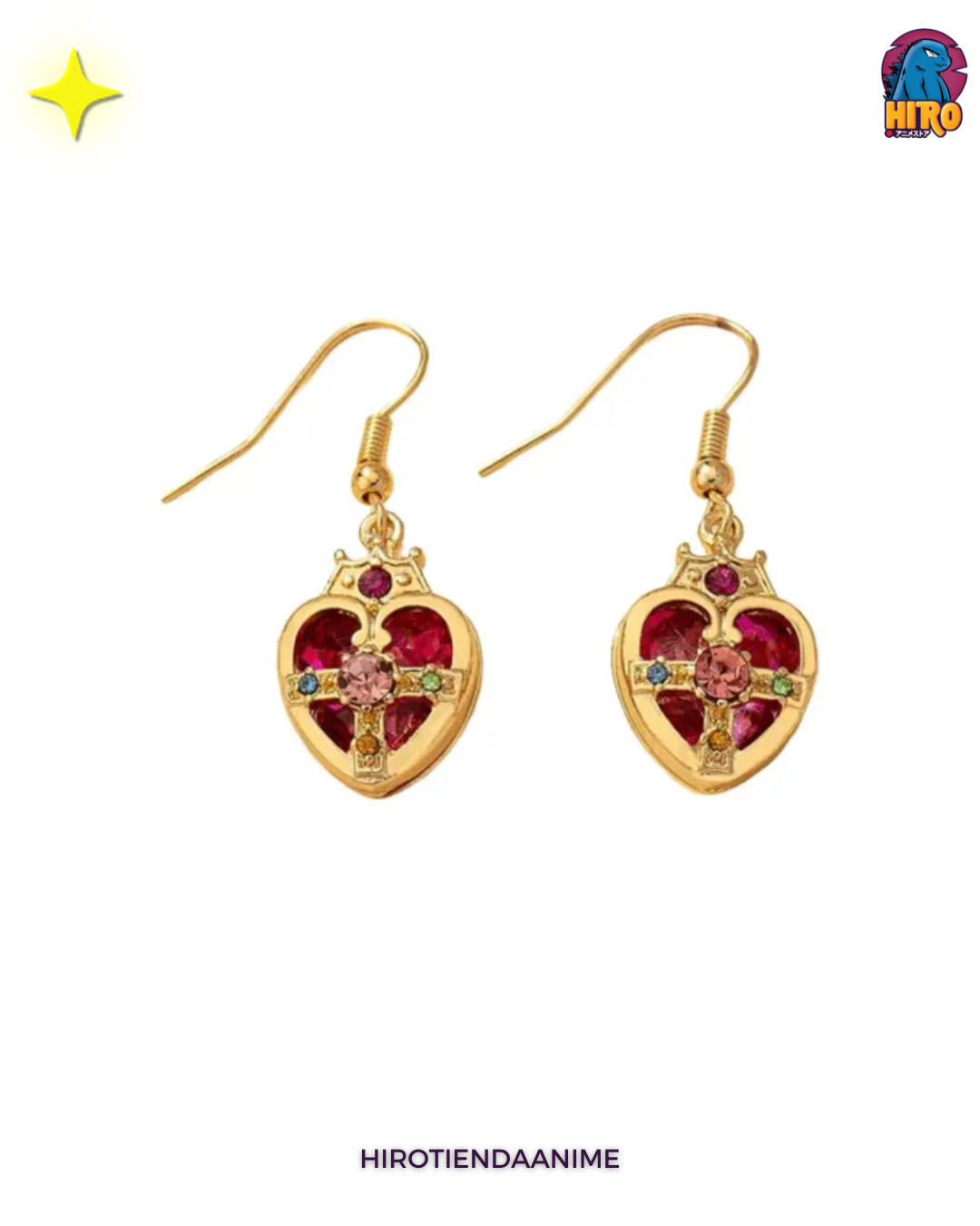 Aretes Sailor Moon Corazón Legendario