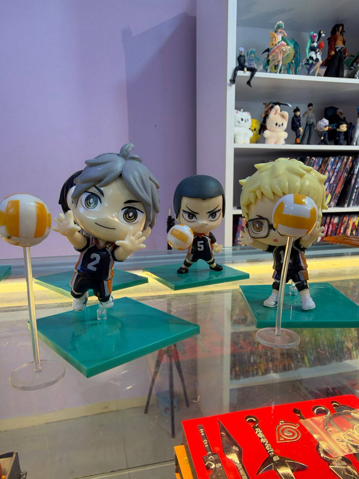 Set de Figuras Chibi Suguru, Inuoka y Kei – Haikyu!!