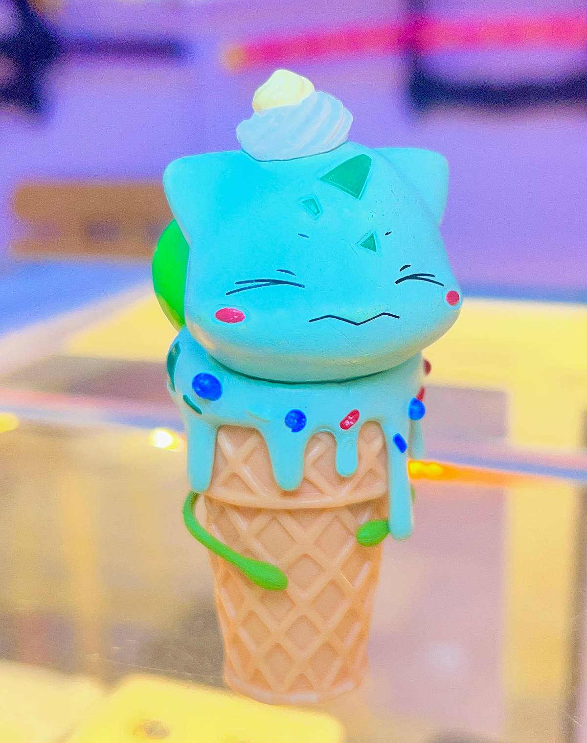 🍦 Mini Figura Bulbasaur Helado – Pokémon