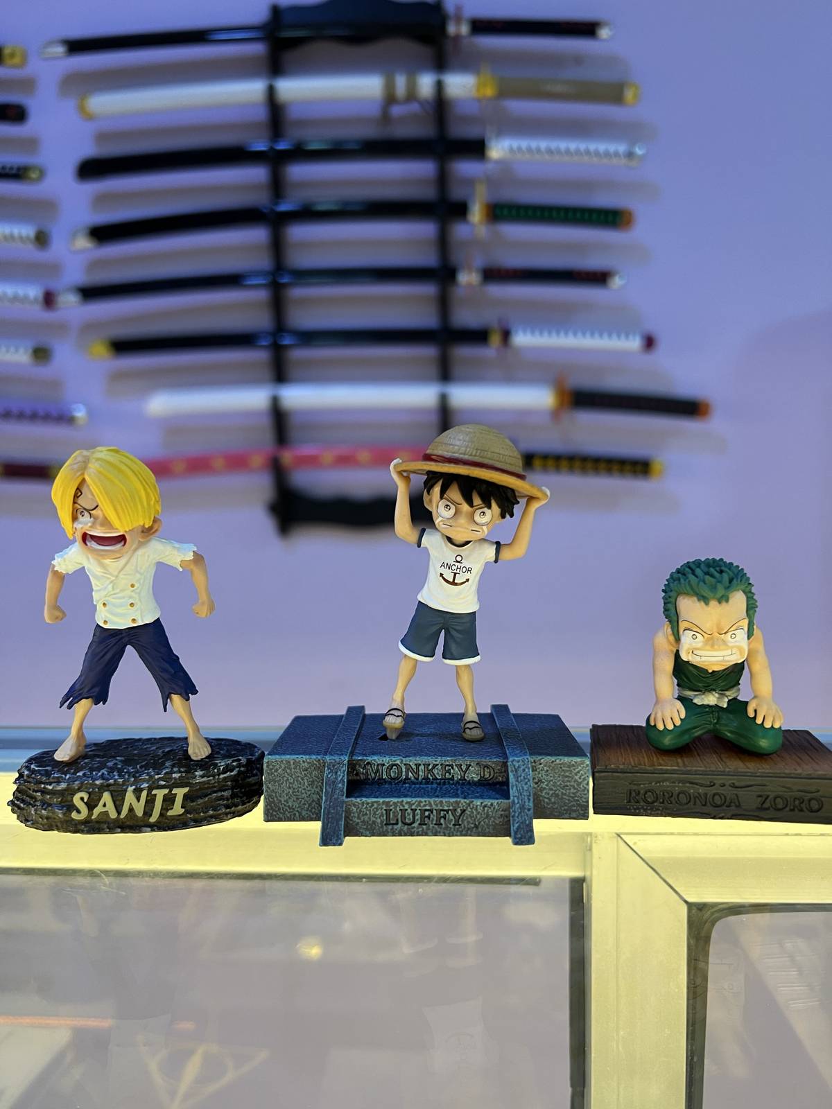 Set de Figuras One Piece – Luffy, Zoro y Sanji