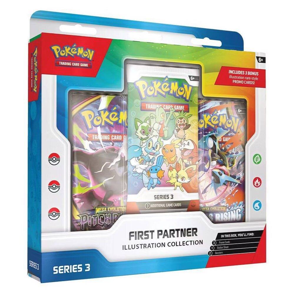 Set de Cartas Coleccionables Primer Compañero Serie 3 – Pokémon
