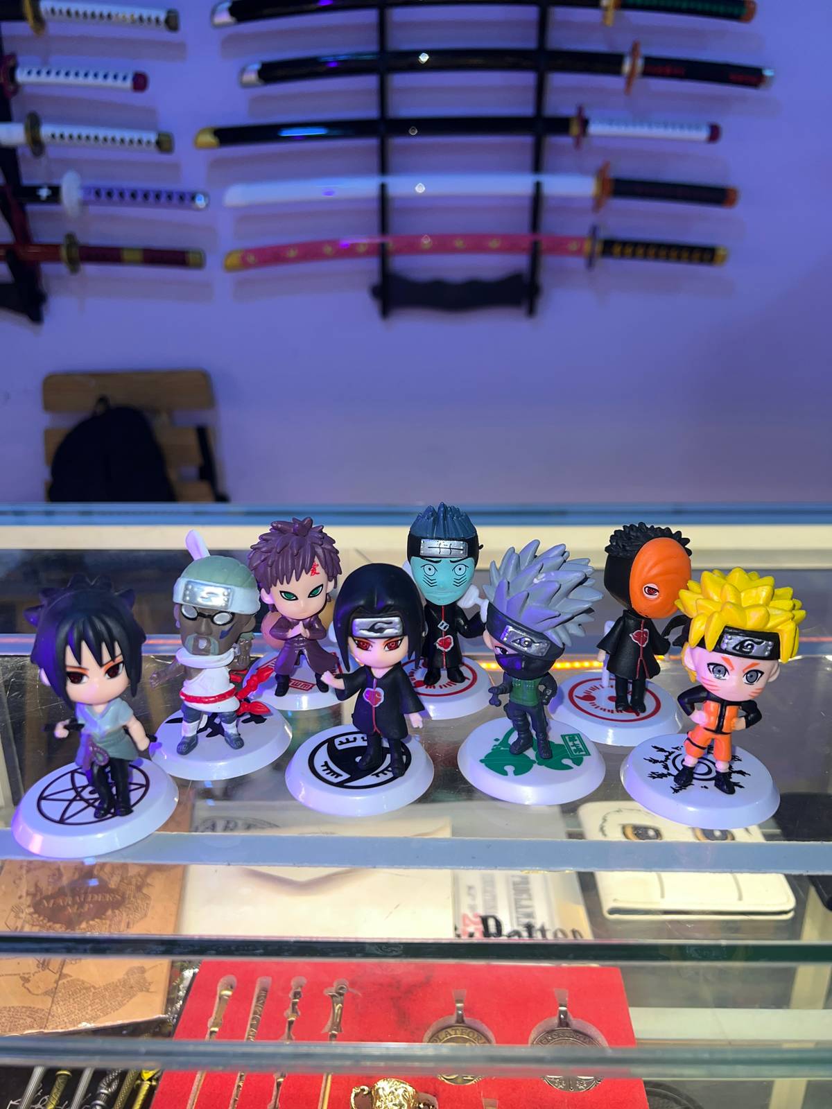 Set de Figuras Naruto – Akatsuki & Ninjas de Konoha