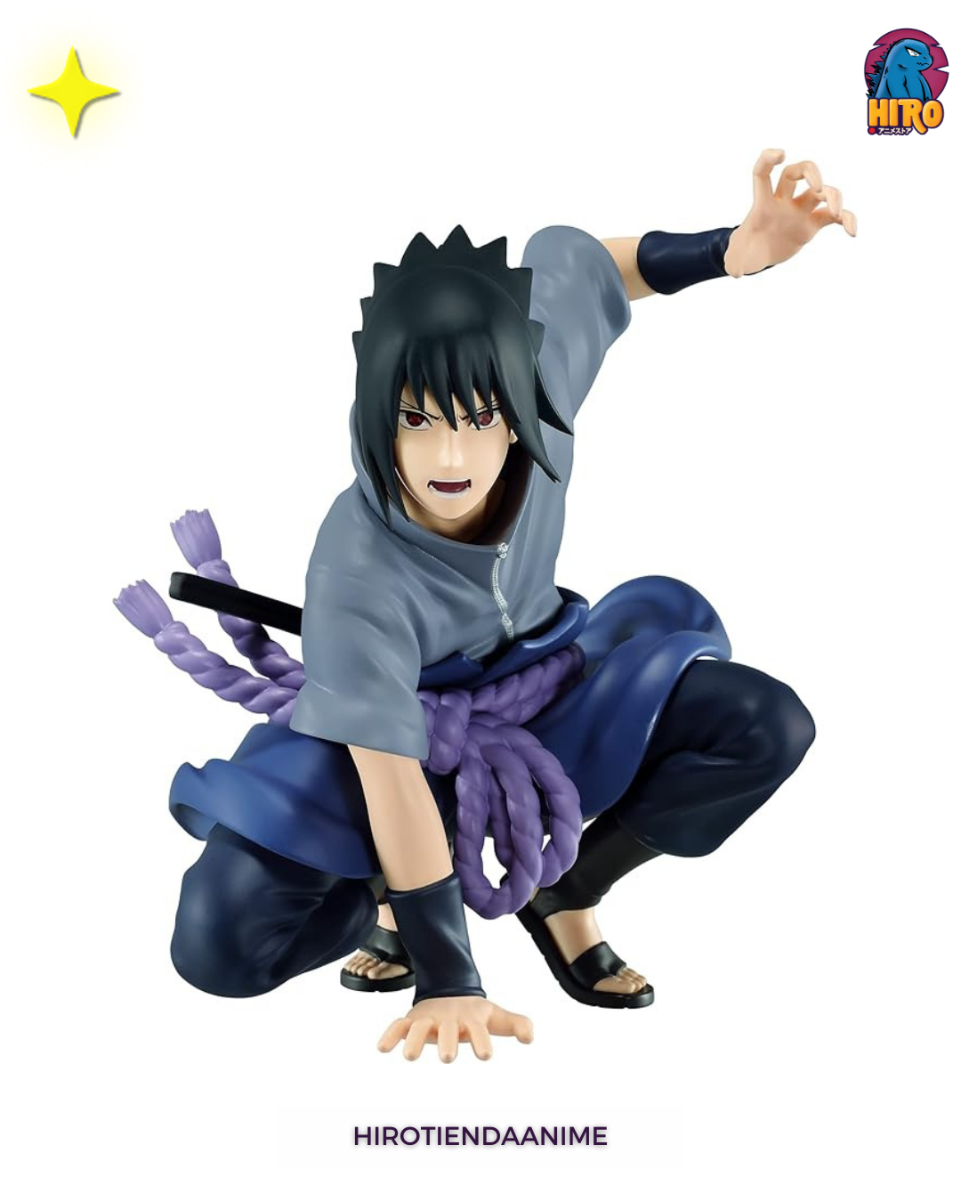 Figura Sasuke en Pose de Combate serpiente original – Naruto