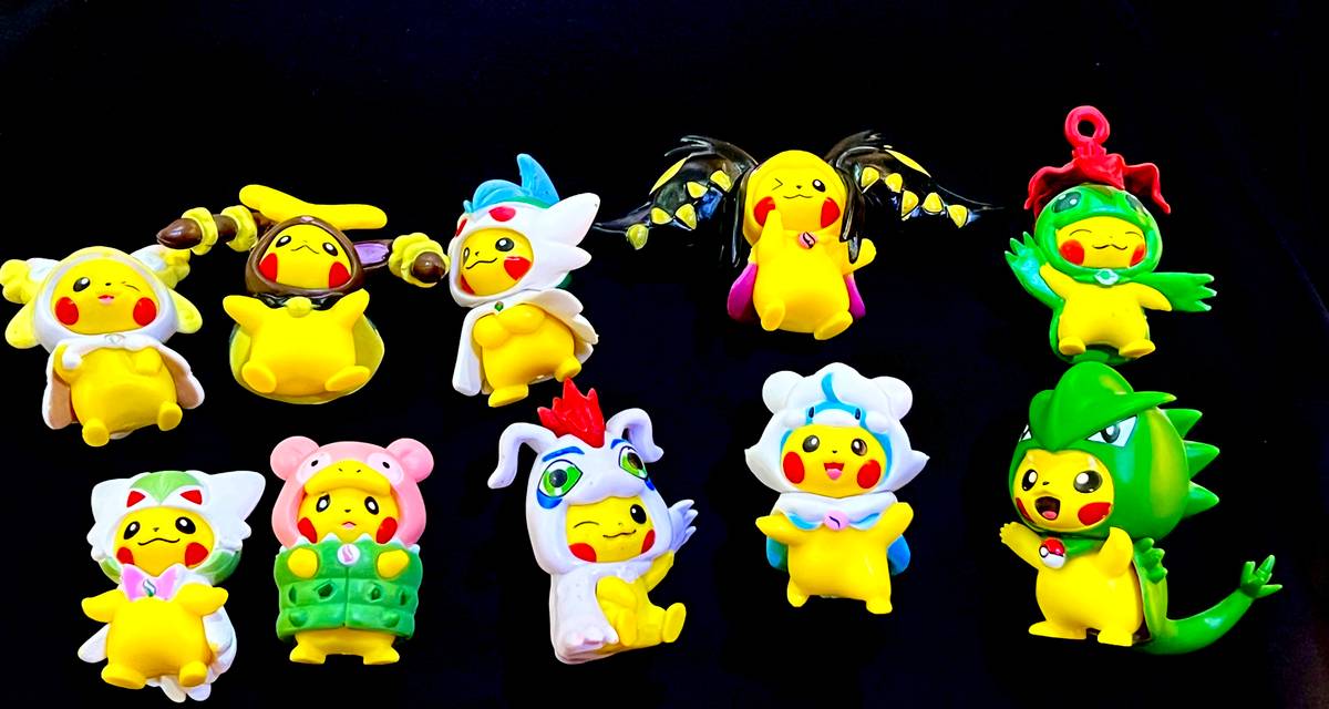 Figura Pikachu Disfrazado Tamaño Chibi