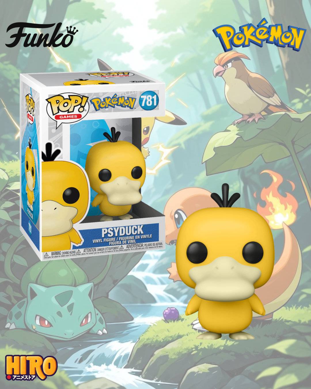 Funko Pop Pokémon Psyduck #781