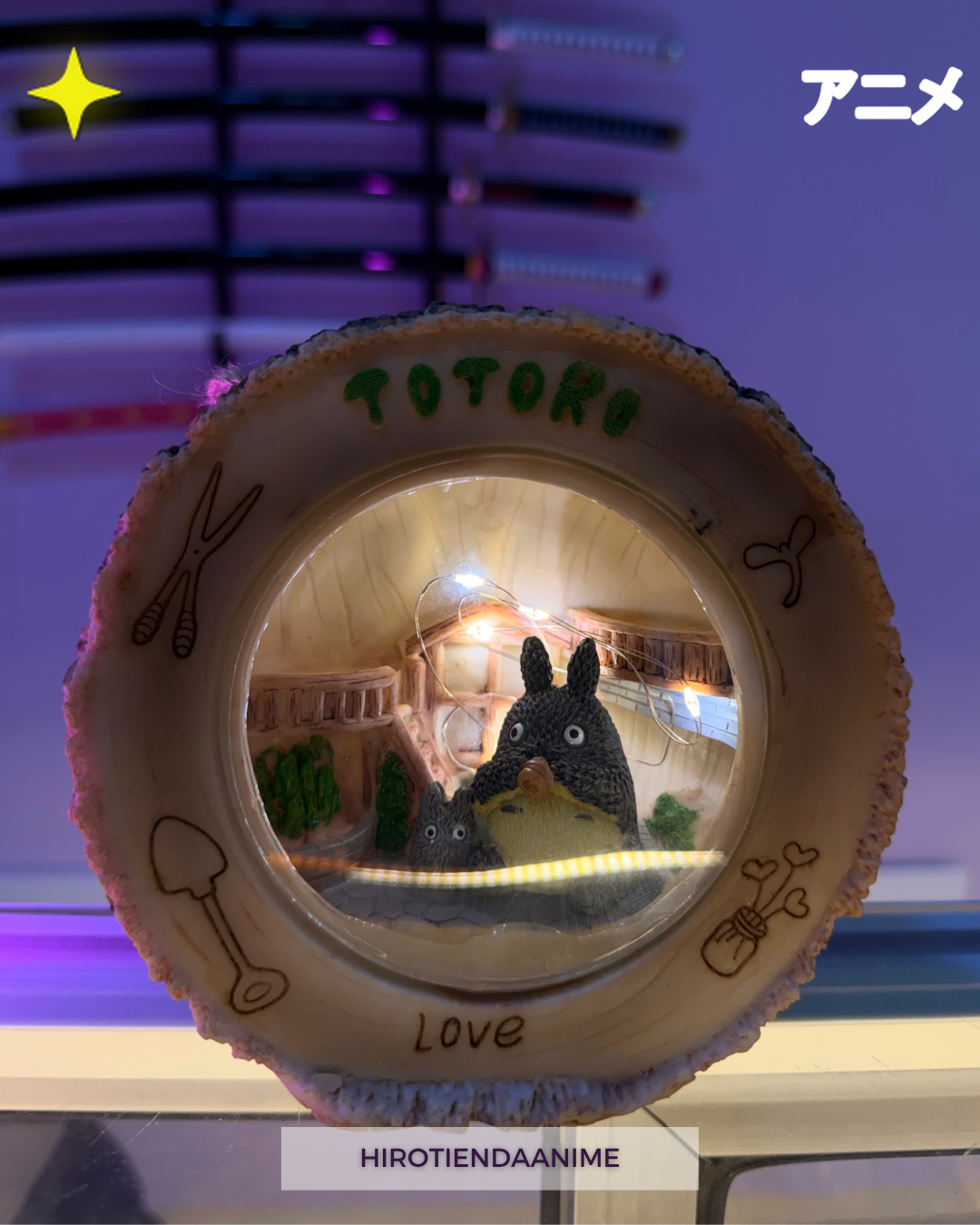 Lámpara Decorativa Totoro – Tronco