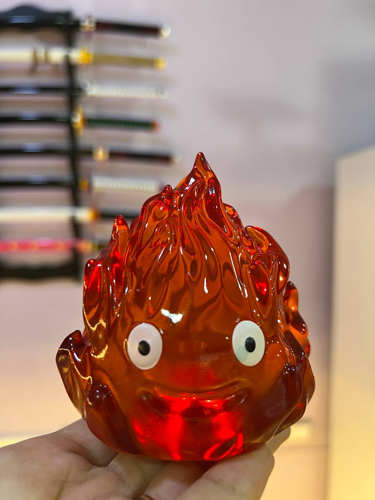Figura de Calcifer con Luz LED – El Castillo Ambulante