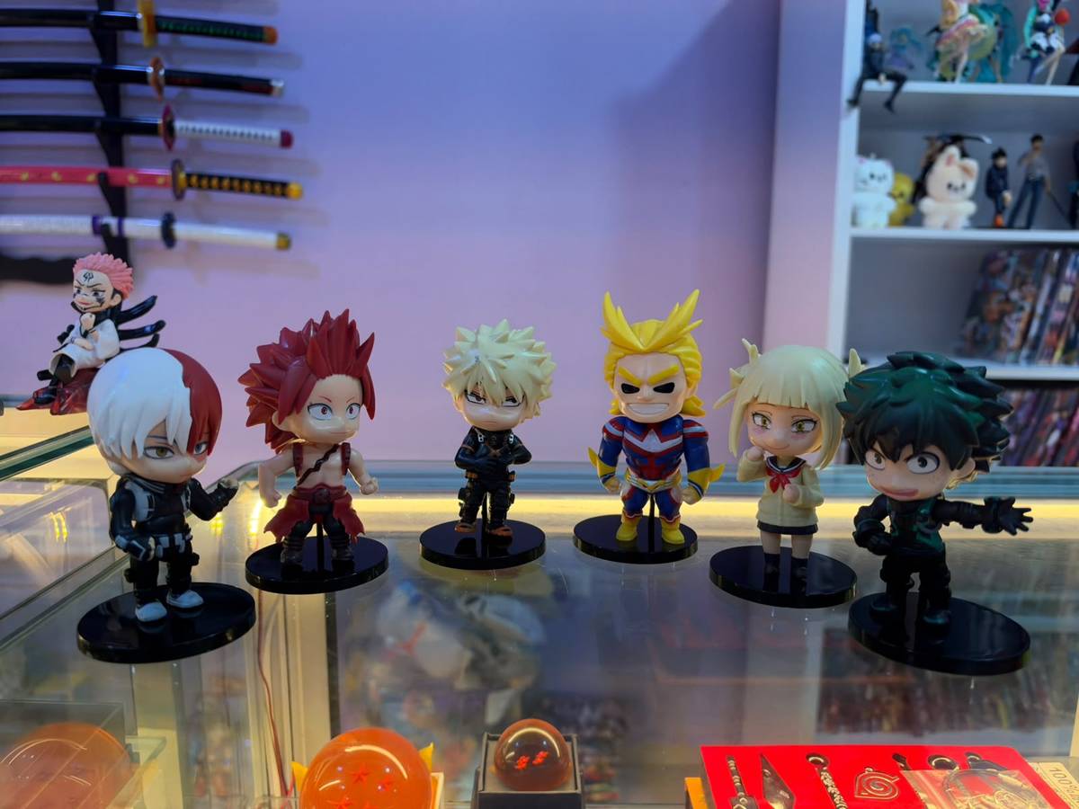 Set de 6 figuras chibi Shoto Todoroki, Izuku Midoriya y más – Boku no Hero Academia