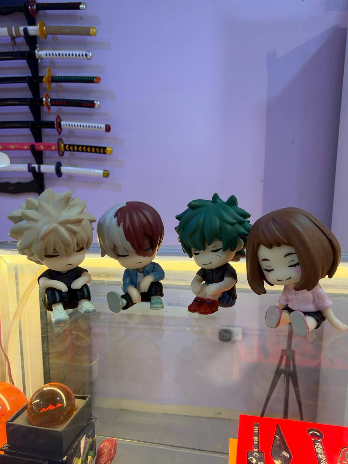Set de Figuras Chibi Bakugo, Todoroki, Deku y Uraraka – Boku No Hero Academia