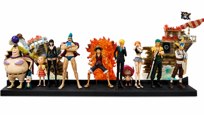 Figura Tripulación de One Piece- Merry destruido