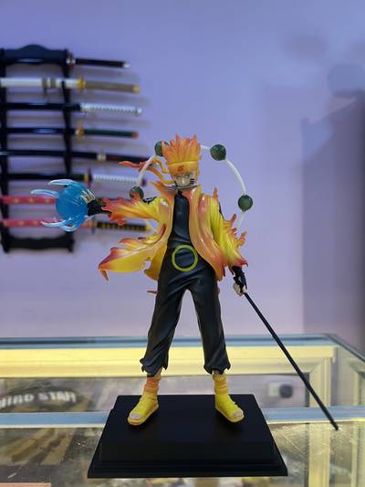Figura Naruto Uzumaki KCM con Rasenshuriken y báculo – Naruto Shippuden