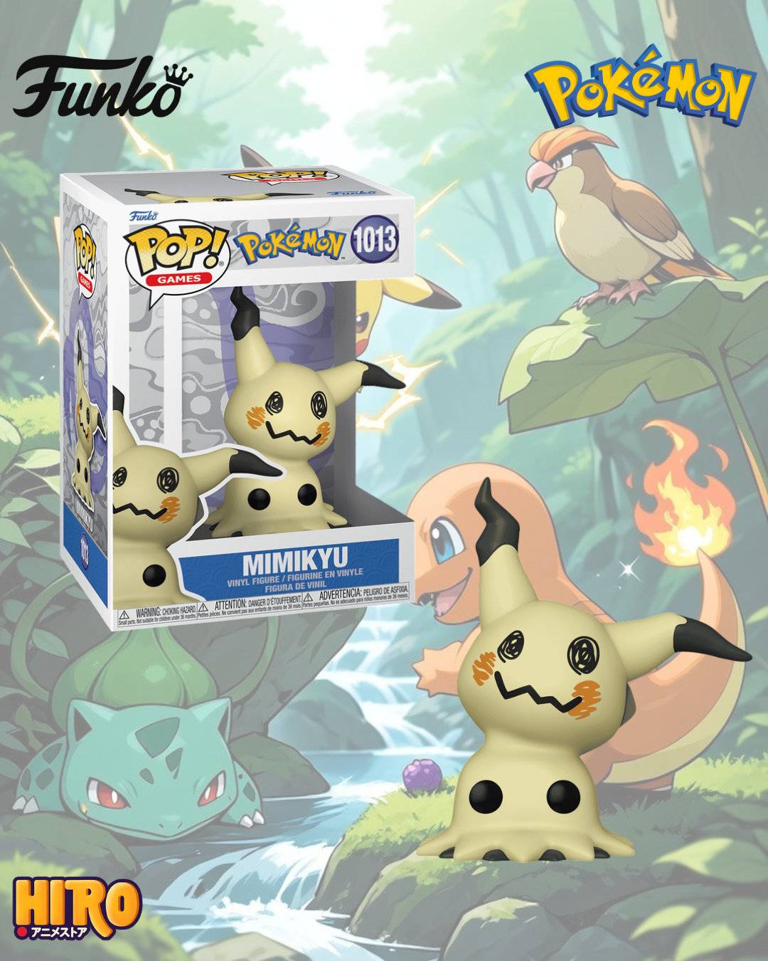 👻 Funko Pop Pokémon Mimikyu #1013