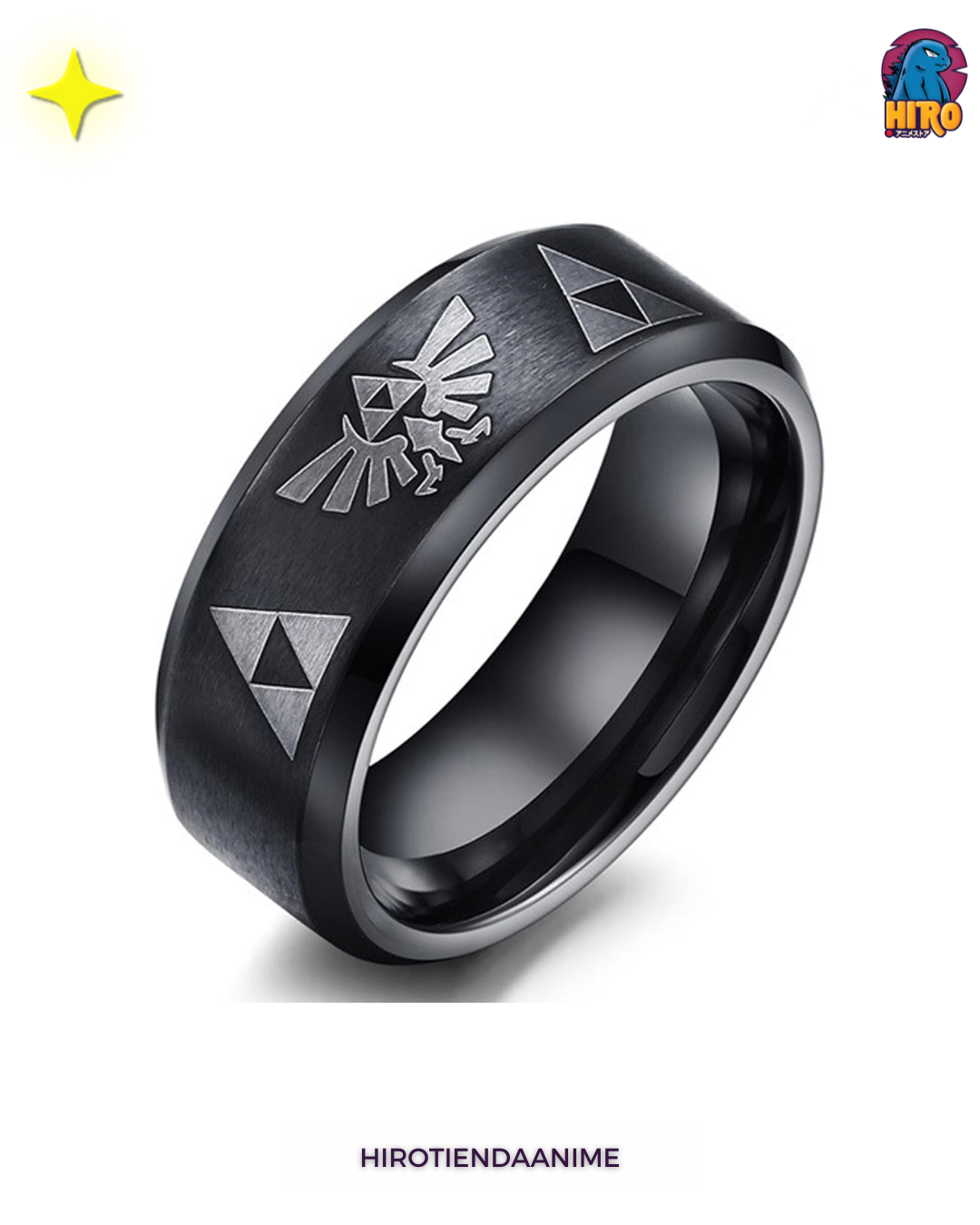 Anillo Zelda Trifuerza - The Legend of Zelda