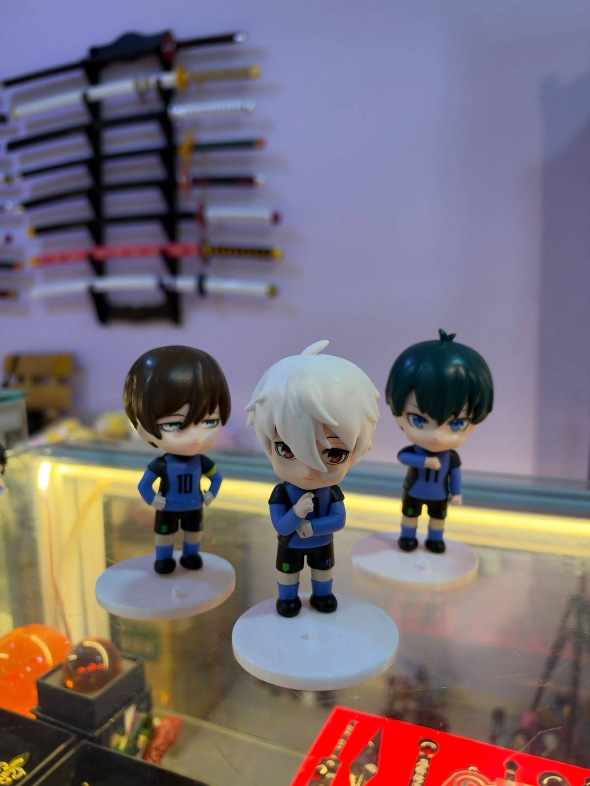 Set de  figuras chibi Isagi Yoichi Blue Lock – Anime