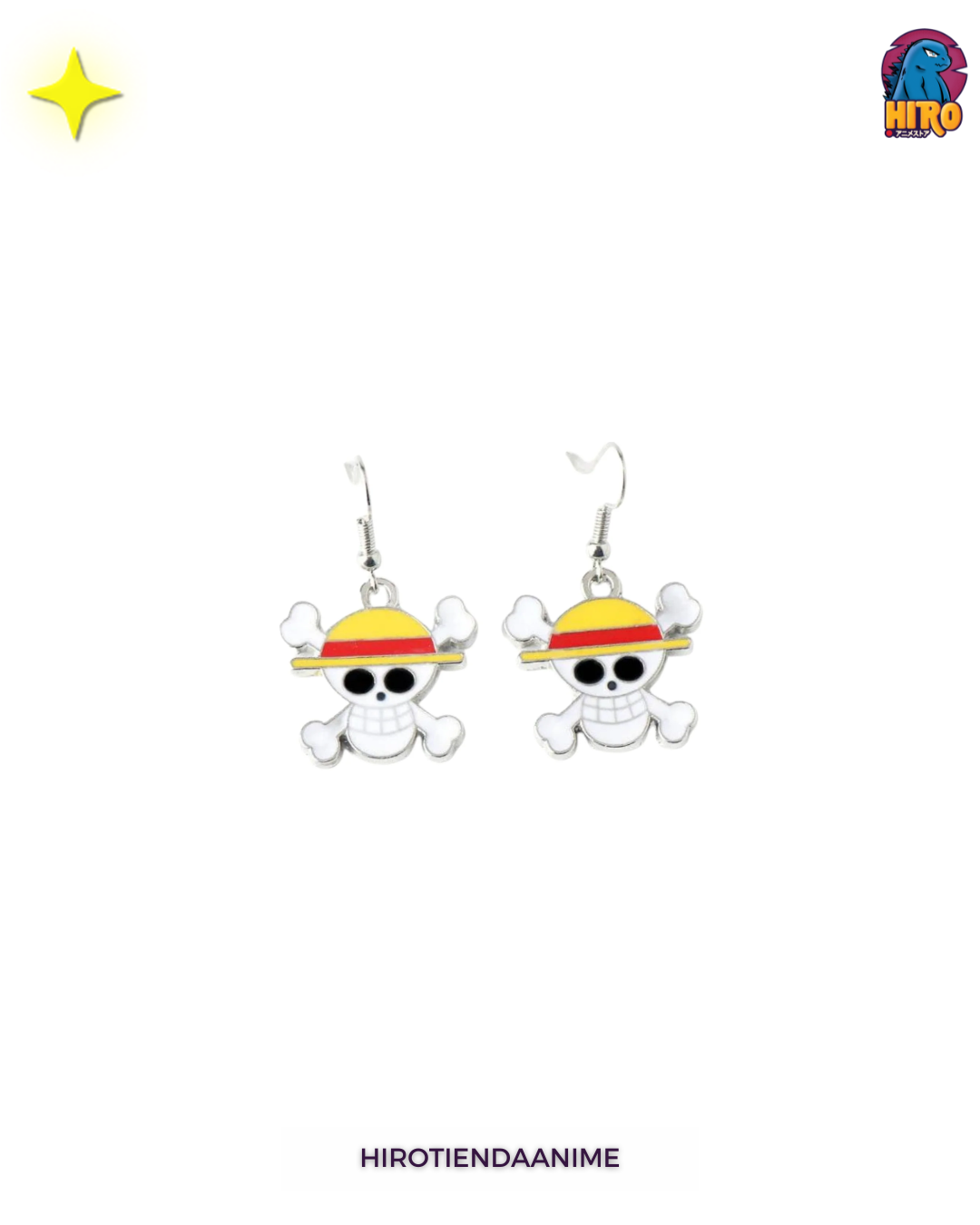 Aretes Calavera one piece