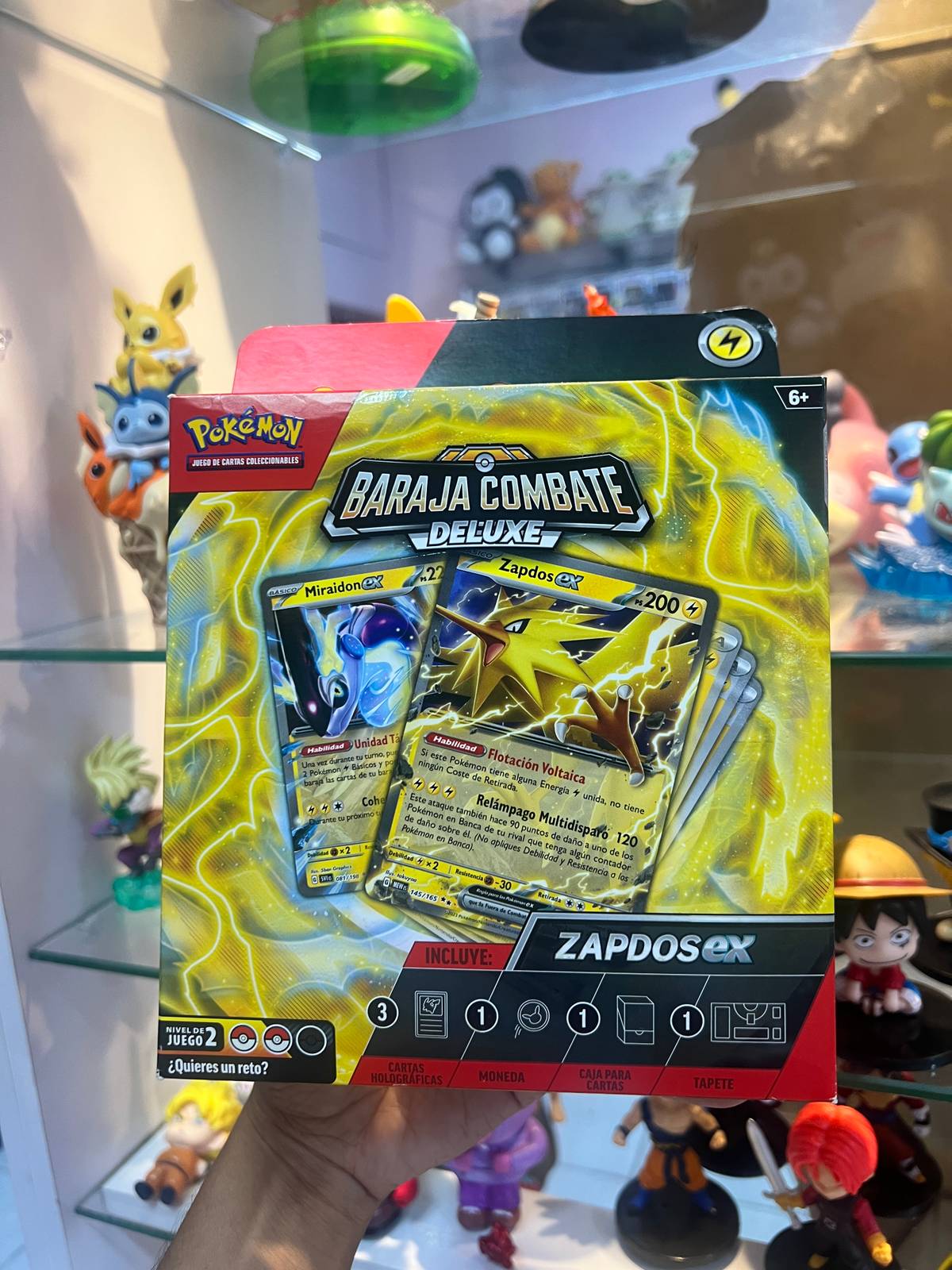 Baraja Combate Deluxe Pokémon TCG: Zapdos EX