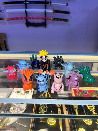 Set De Figuras Naruto con los Bijuu