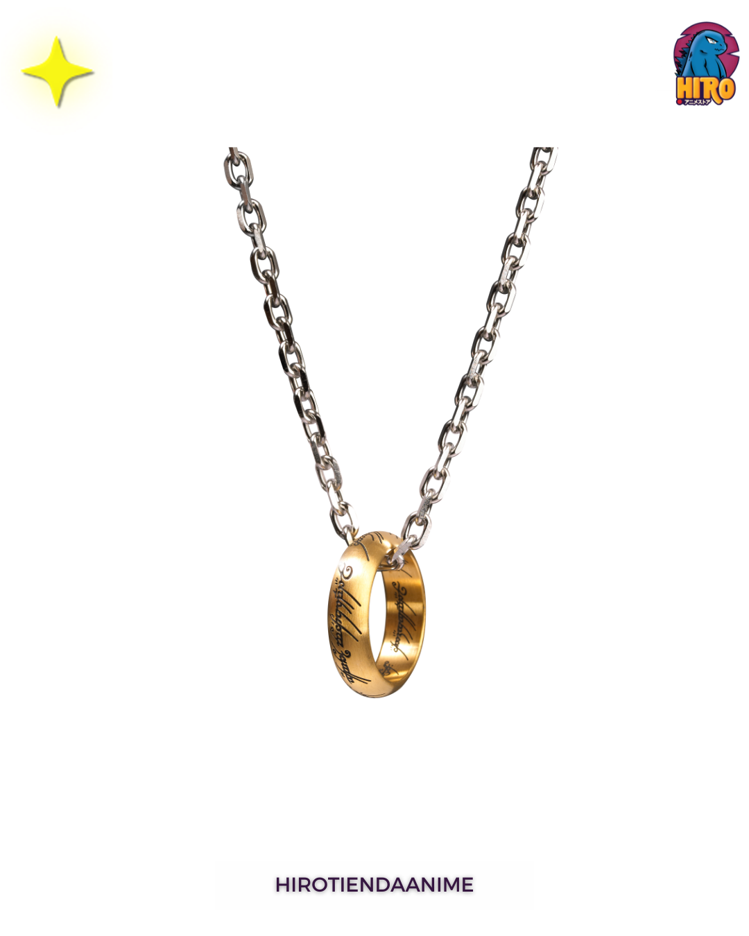 Collar El Señor De Los Anillos - Anillo Unico