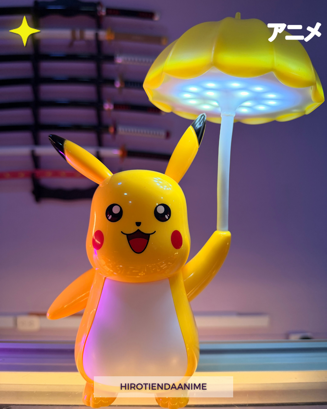 Lámpara Pikachu con Hongo – Pokémon