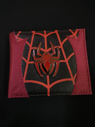 Billetera metal spiderman