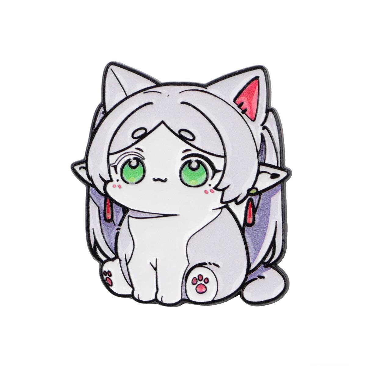 Pin esmalte Frieren con forma de gato – Frieren: Más allá del final del viaje