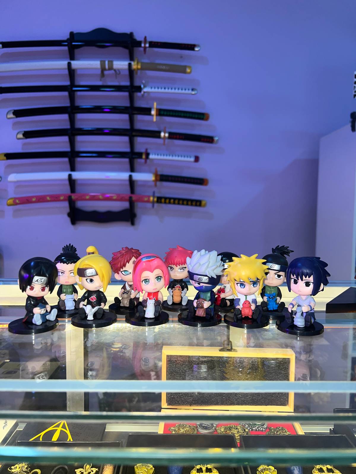 Figuras Naruto Shippuden Chibi con Peluches