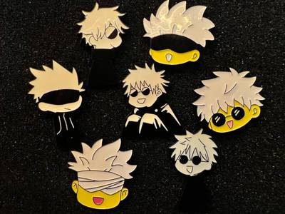 Pin Gojo - Jujutsu Kaisen Metalico