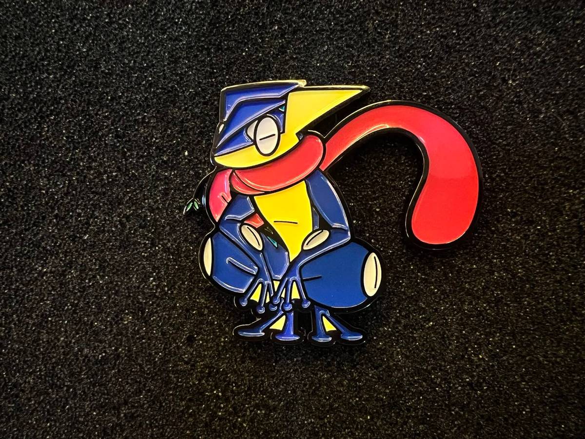 Pin Pokemon Greninja Metalico