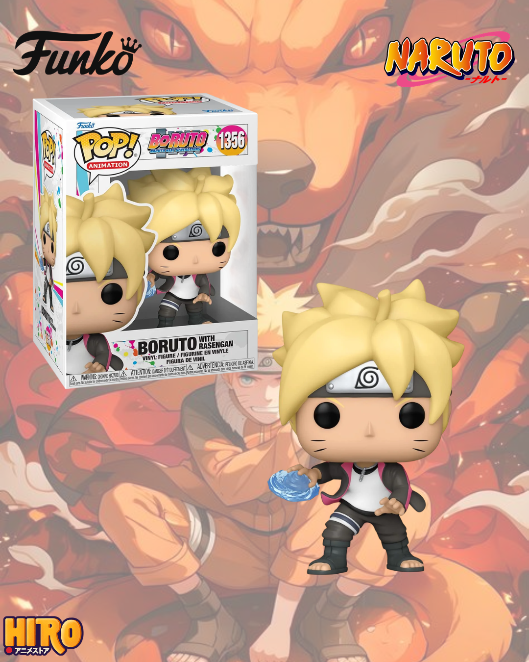 Funko Pop Boruto with Rasengan 1356 -Boruto