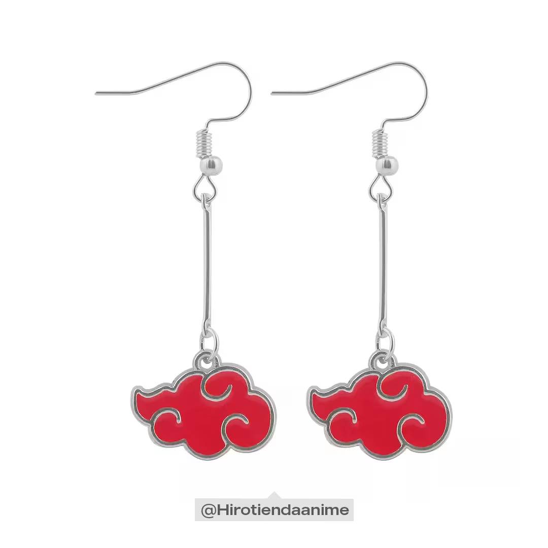 Aretes Nube Akatsuki Naruto