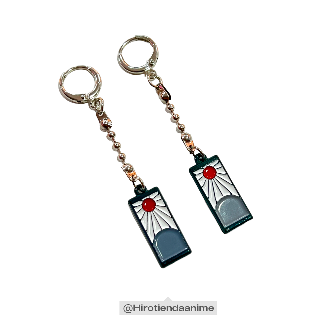 Aretes Hanafuda Mini Demon Slayer