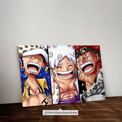 Cuadro Luffy, Law, Kid One Piece