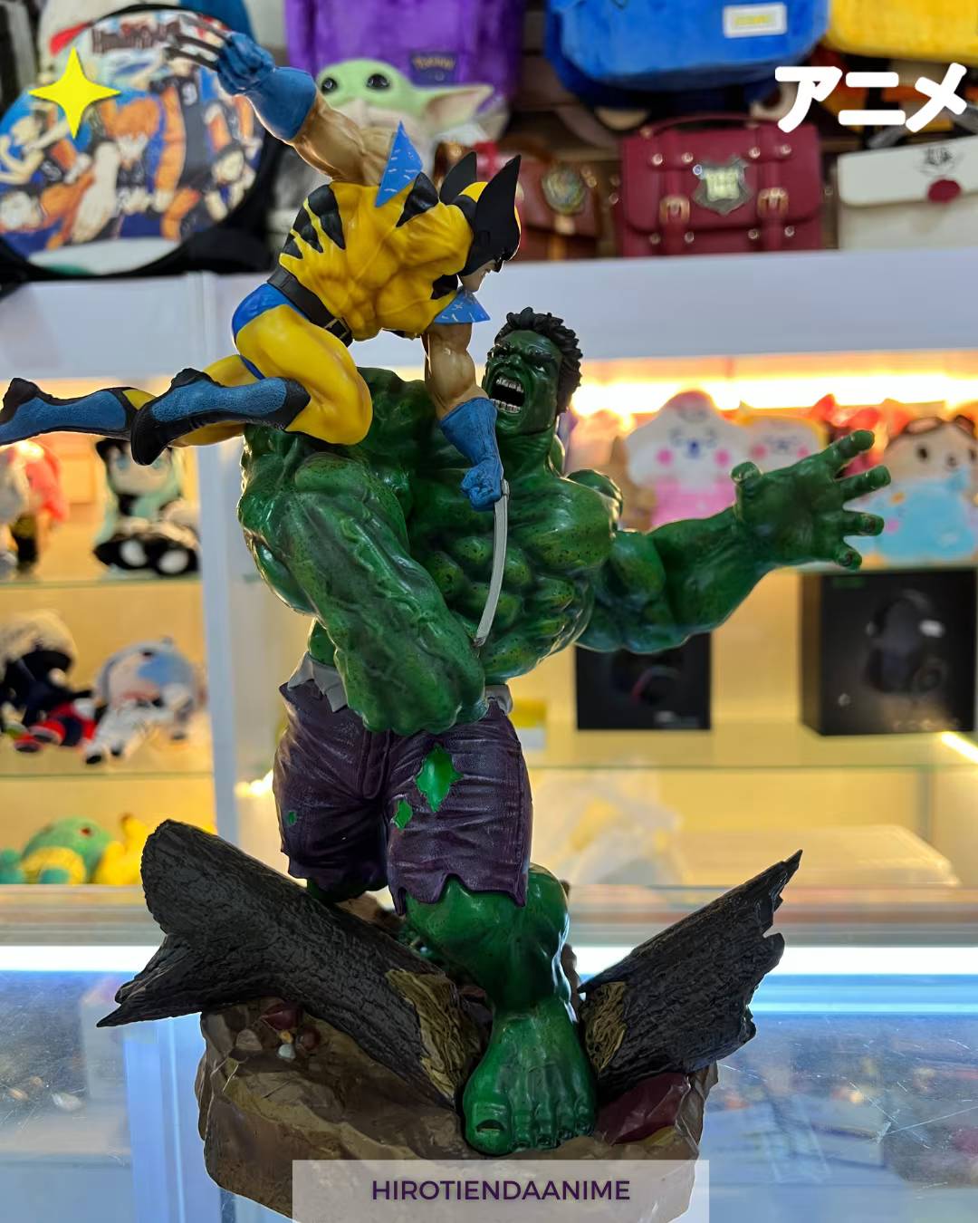 Figura Colección Hulk Vs Wolverine