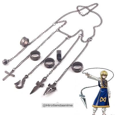 Anillos Kurapika Cadena x 5 Anillos