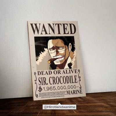 Cuadro The Wanted Crocodile One Piece