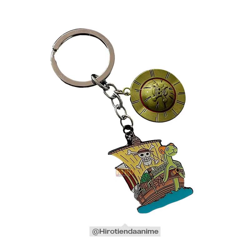 Llavero One Piece Barco Merry Metal