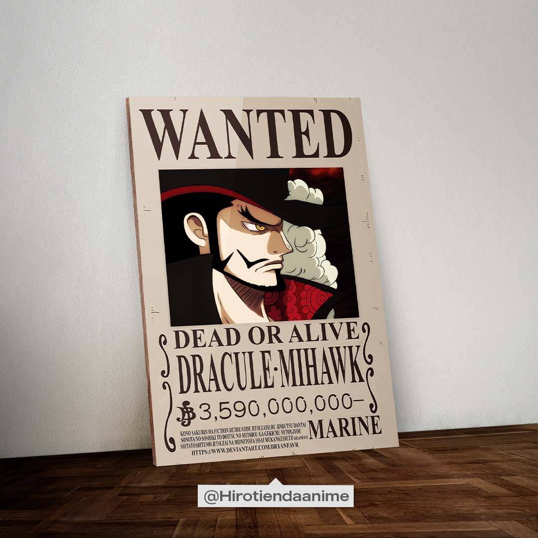 Cuadro The Wanted Dracule One Piece
