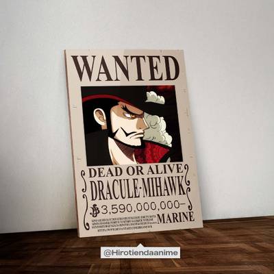 Cuadro The Wanted Dracule One Piece