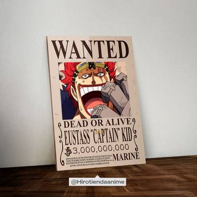 Cuadro The Wanted Captain Kid One Piece