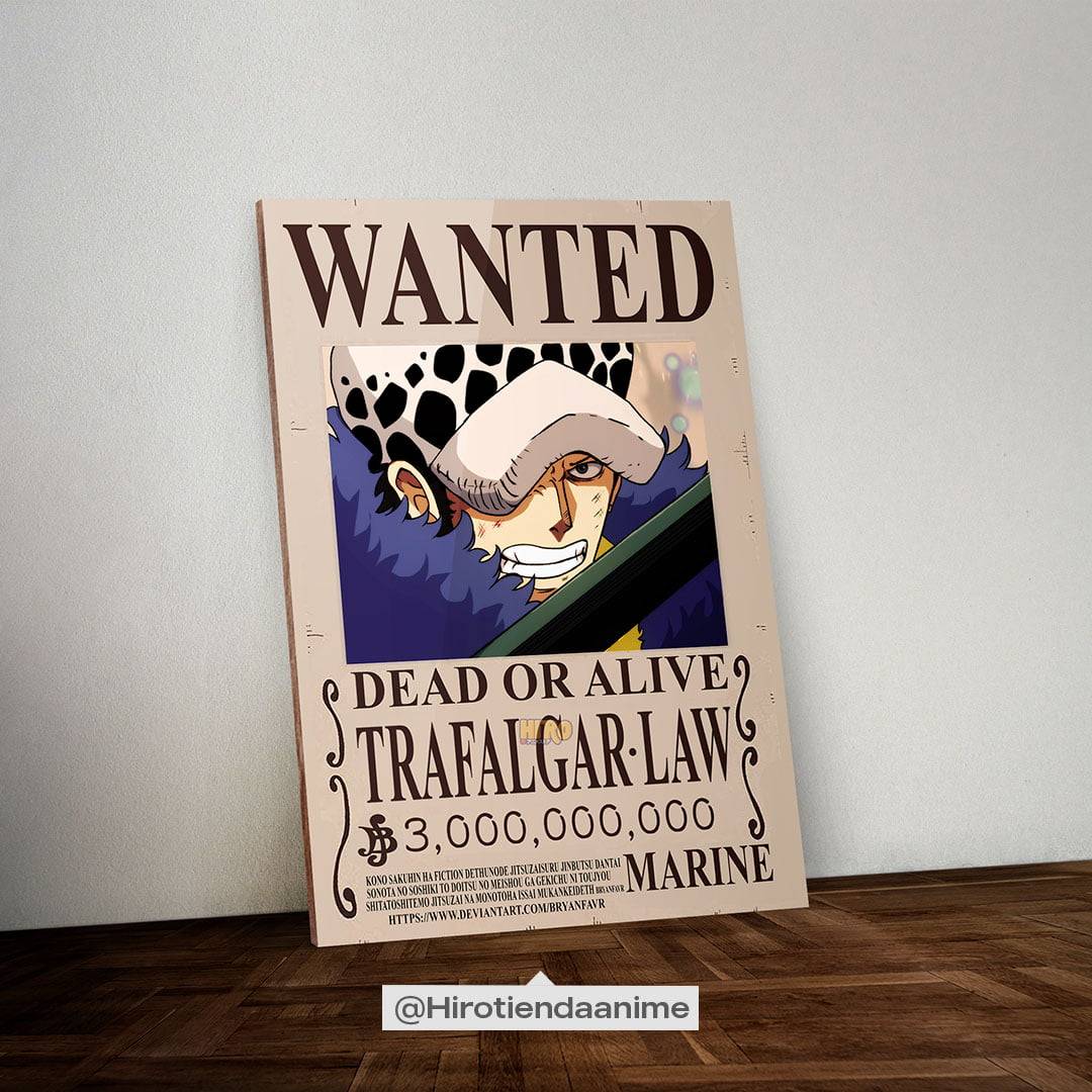 Cuadro The Wanted Trafalgar Law One Piece