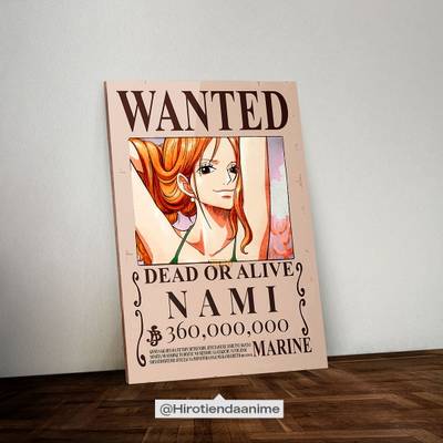 Cuadro The Wanted Nami One Piece