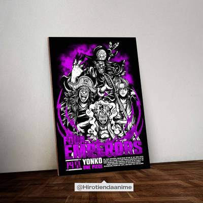Cuadro Emperadores Ref 2 One Piece