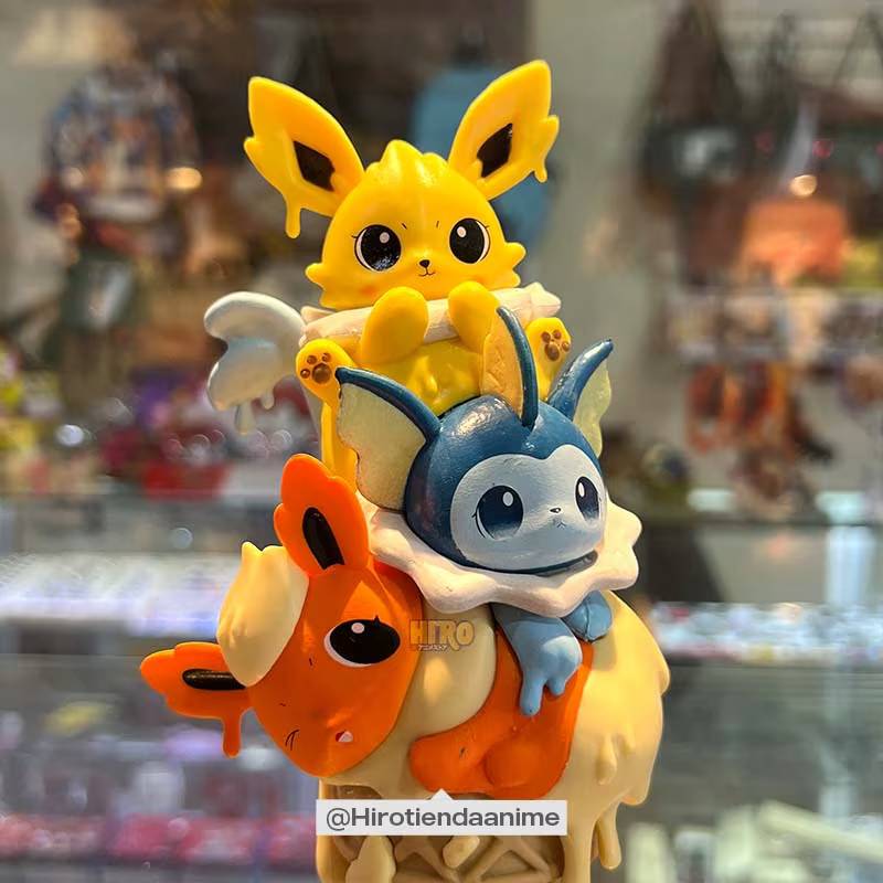 Figura Colección Eevees Ice Cream Helado Pokemon