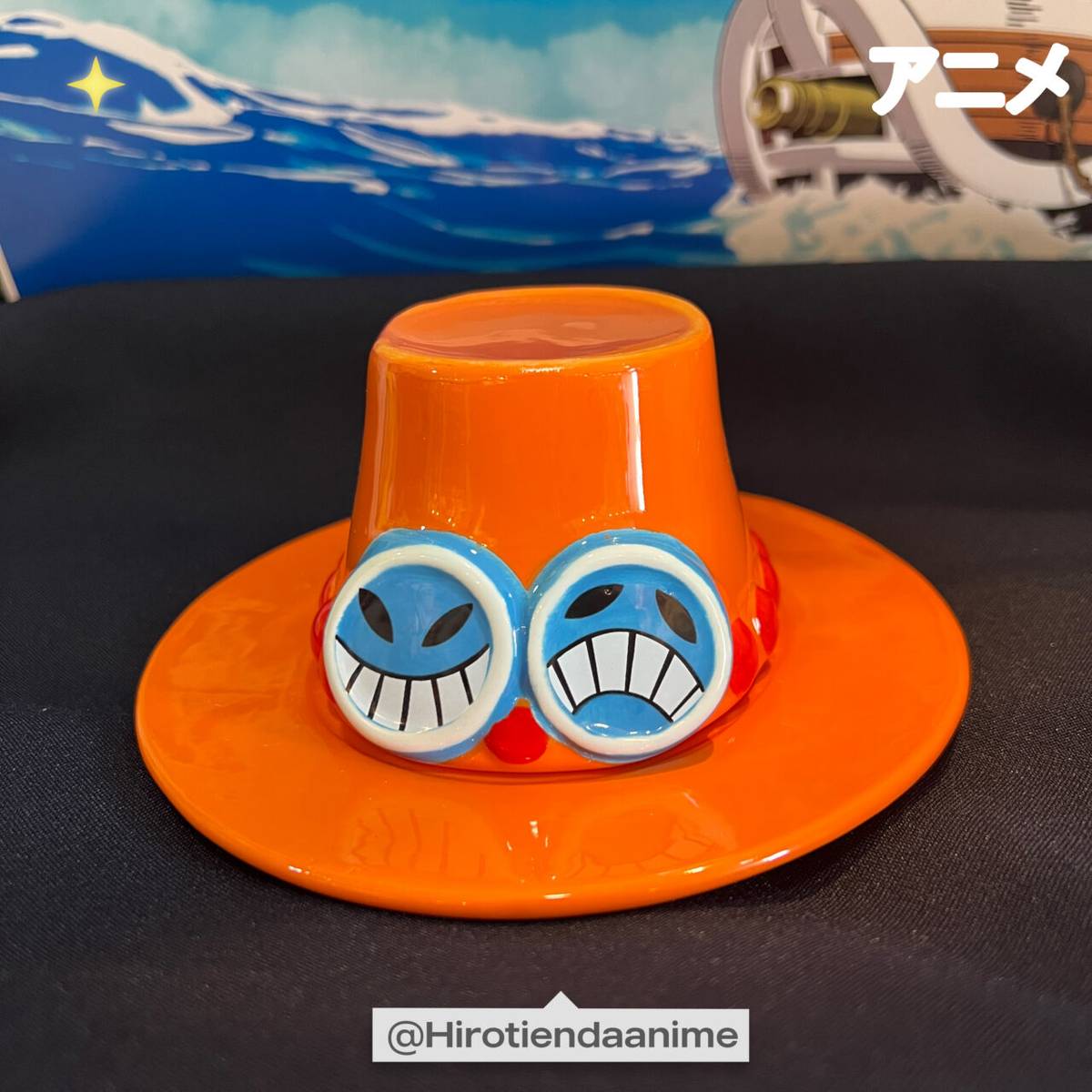 Taza Sombrero Ace-Colección One Piece