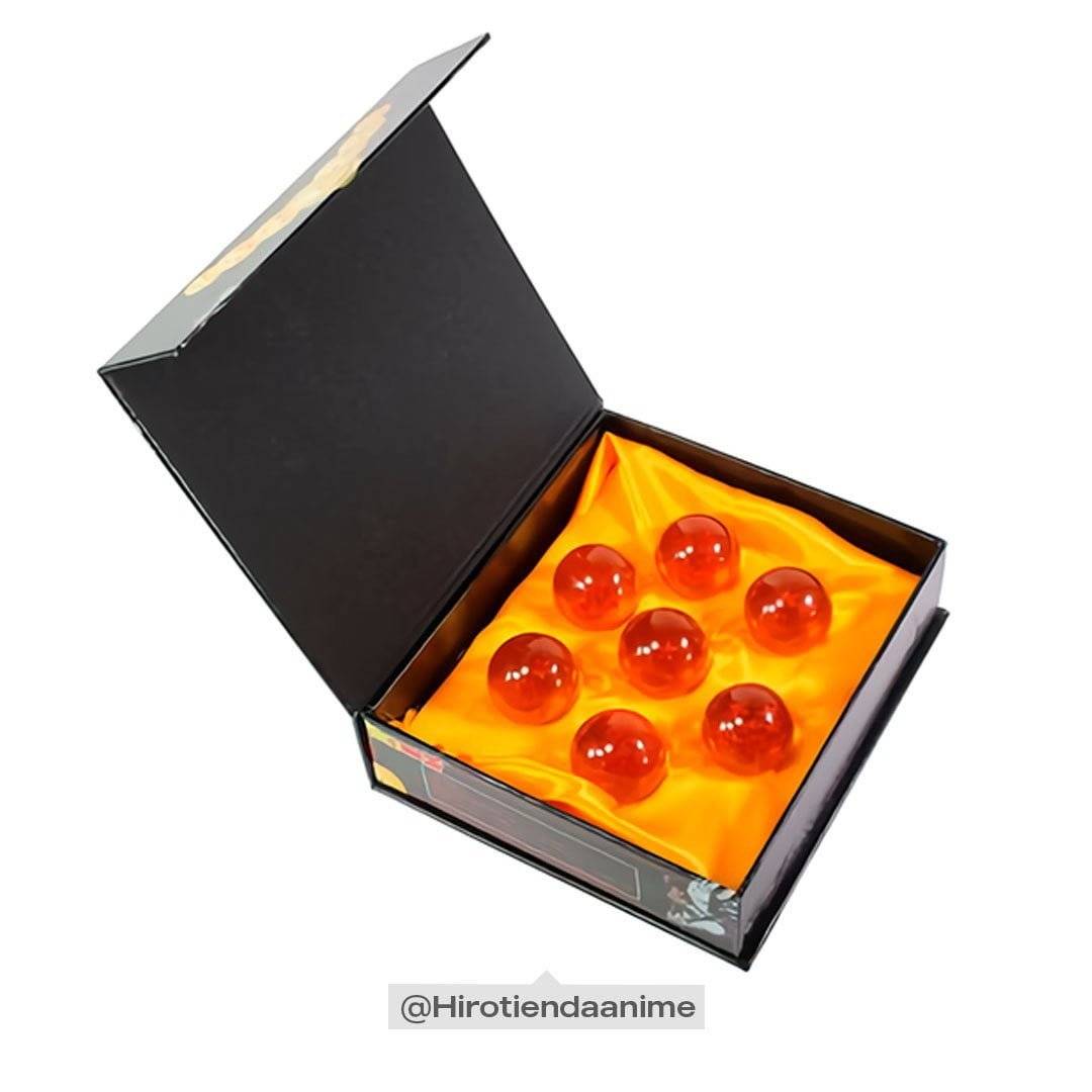 Esferas Del Dragón Z Caja Coleccionable X7 4.5 Cm Diámetro