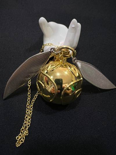 Reloj De Bolsillo Snitch Dorada Harry Potter Grande