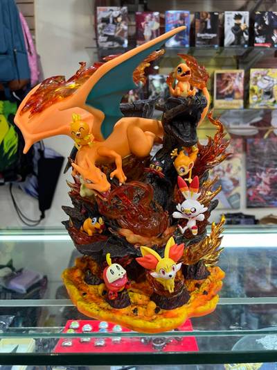 Figura Pokemons de fuego Charizard y mas