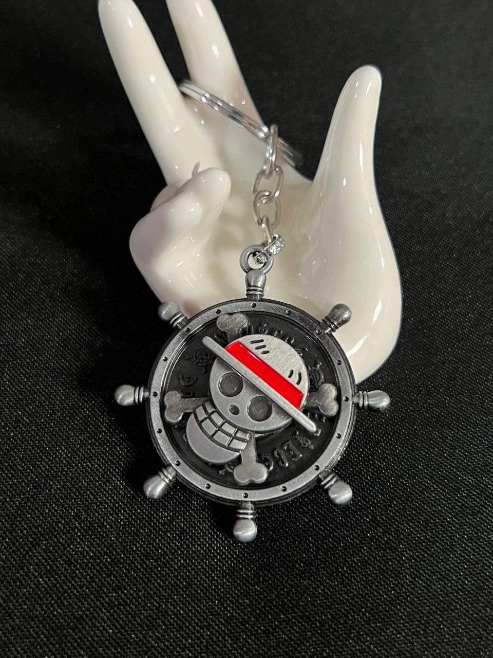 Llavero Spinner One Piece - Logo Mugiwara